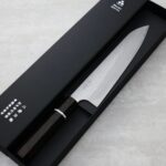 二唐刃物 牛刀 225mm VG XEOS鋼<br>鎚目大馬士革