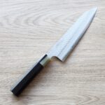 nigara-gyuto-210-sg2-m-1 二唐刃物 牛刀 210mm SG2粉末HSS鋼 磨鎚目