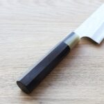 nigara-gyuto-210-sg2-m-3-1 二唐刃物 牛刀 210mm SG2粉末HSS鋼 磨鎚目