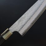 nigara-gyuto-210-sg2-m-4-1 二唐刃物 牛刀 210mm SG2粉末HSS鋼 磨鎚目