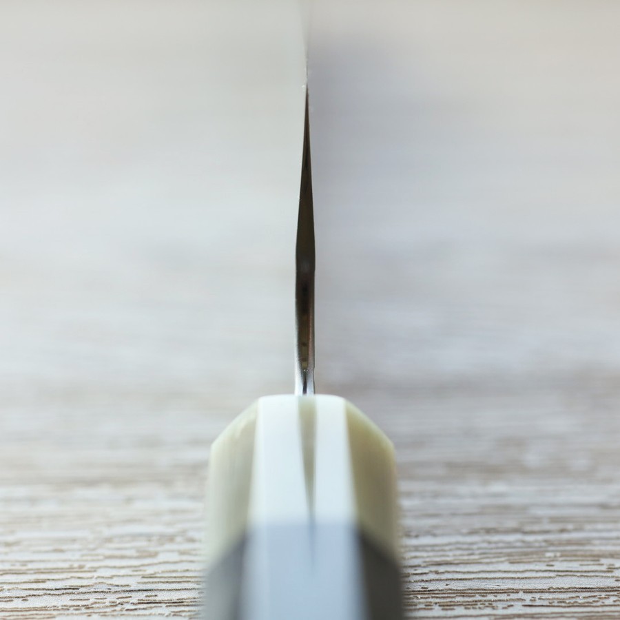 nigara-gyuto-210-sg2-m-5-1 二唐刃物 牛刀 210mm SG2粉末HSS鋼 磨鎚目