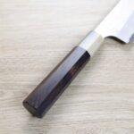 nigara-gyuto-240-sg2-m-3 二唐刃物 切付牛刀 240mm SG2粉末HSS鋼 磨鎚目