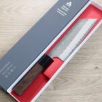 nigara-nakiri-as165-2 二唐刃物 菜切 165mm 青紙超級鋼 柳葉磨鎚目