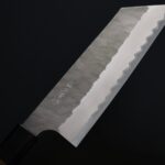 nigara-nakiri-as165-5 二唐刃物 菜切 165mm 青紙超級鋼 柳葉磨鎚目