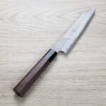 nigara-petty-150-as-m 二唐刃物 蔬果刀 150mm <br>青紙超級剛 柳葉磨鎚目