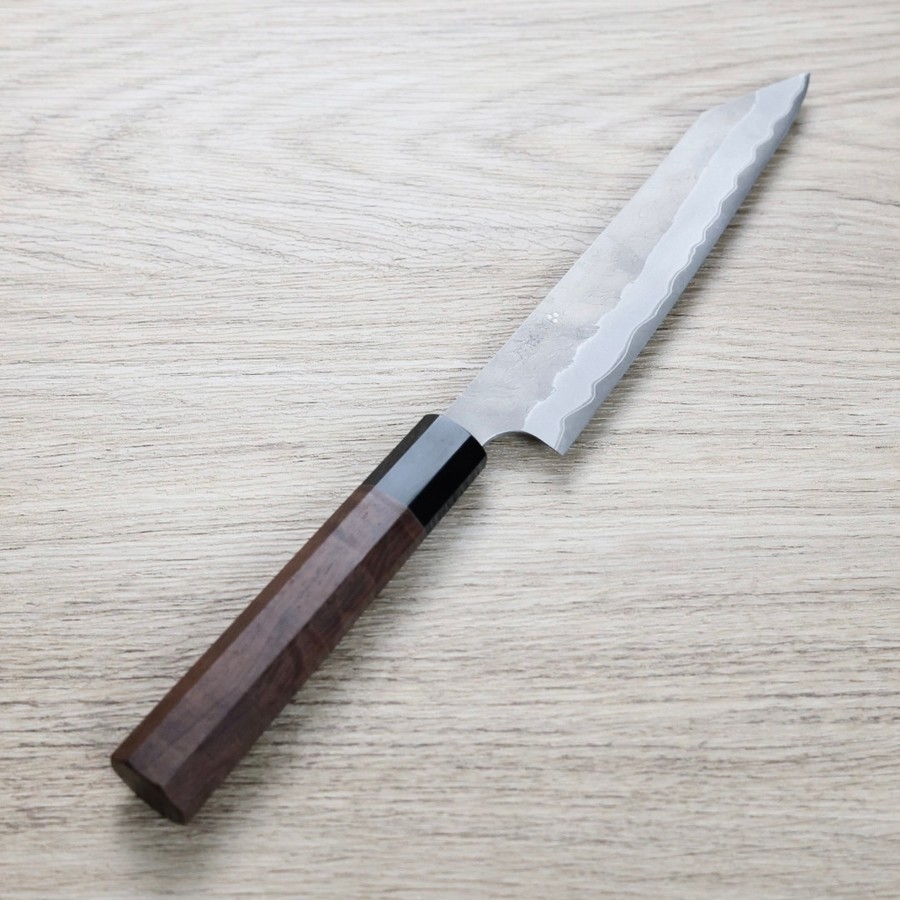 nigara-petty-150-as-m 二唐刃物 蔬果刀 150mm <br>青紙超級剛 柳葉磨鎚目