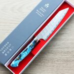 nigara-petty-150-sg2ma-2 二唐刃物 切付蔬果 150mm SG2粉末HSS鋼 磨鎚目 壓克力柄