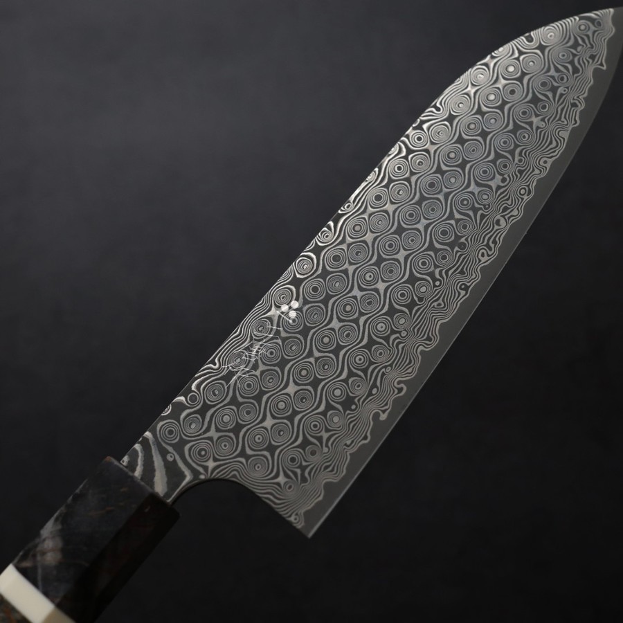 二唐刃物 三德 180mm <br>SG2粉末HSS鋼 暗紋