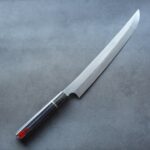 nigara-sakimaru-300-ak2-hk 二唐刃物 先丸柳刃 300mm <br>白一鋼 水本燒