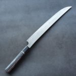 nigara-sakimaru-300-ak2-hk-4 二唐刃物 先丸柳刃 300mm <br>白一鋼 水本燒