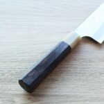 nigara-santoku-180-sg2-m-3 二唐刃物 三德 180mm SG2粉末HSS鋼 磨鎚目