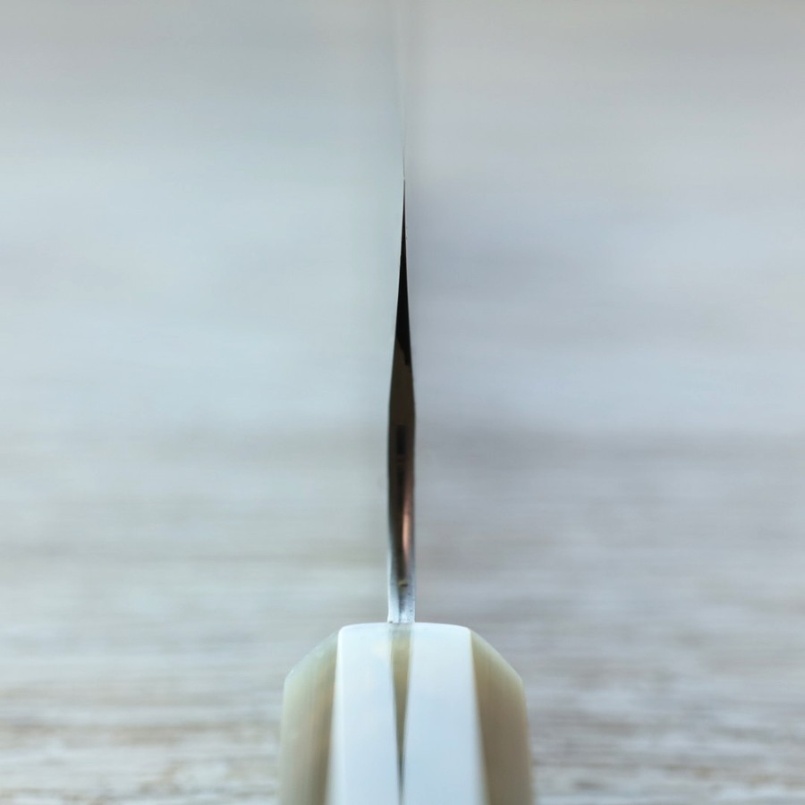 nigara-santoku-180-sg2-m-5 二唐刃物 三德 180mm SG2粉末HSS鋼 磨鎚目