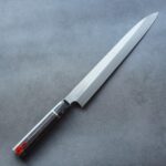 nigara-yanagi-300-ak2-hk 二唐刃物 柳刃300mm 青二鋼 水本燒