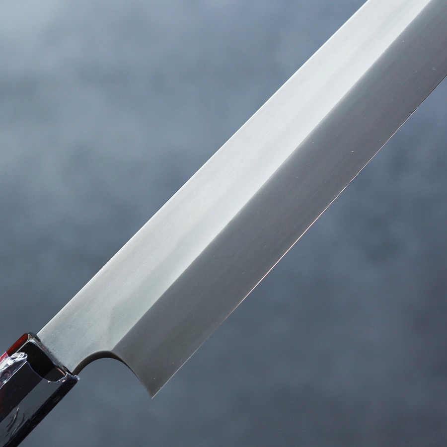 nigara-yanagi-300-ak2-hk-6 二唐刃物 柳刃300mm 青二鋼 水本燒
