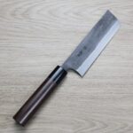 鬼尋 菜切 135mm 白紙1號鋼 黑打