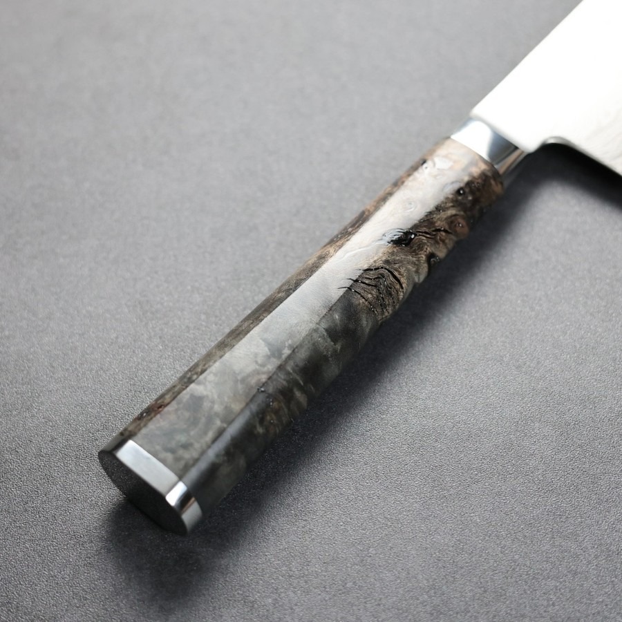 ryusen-bunka-170-ok-4 龍泉刃物 煌黑龍 文化 170mm SG2 99層鎳染大馬士革