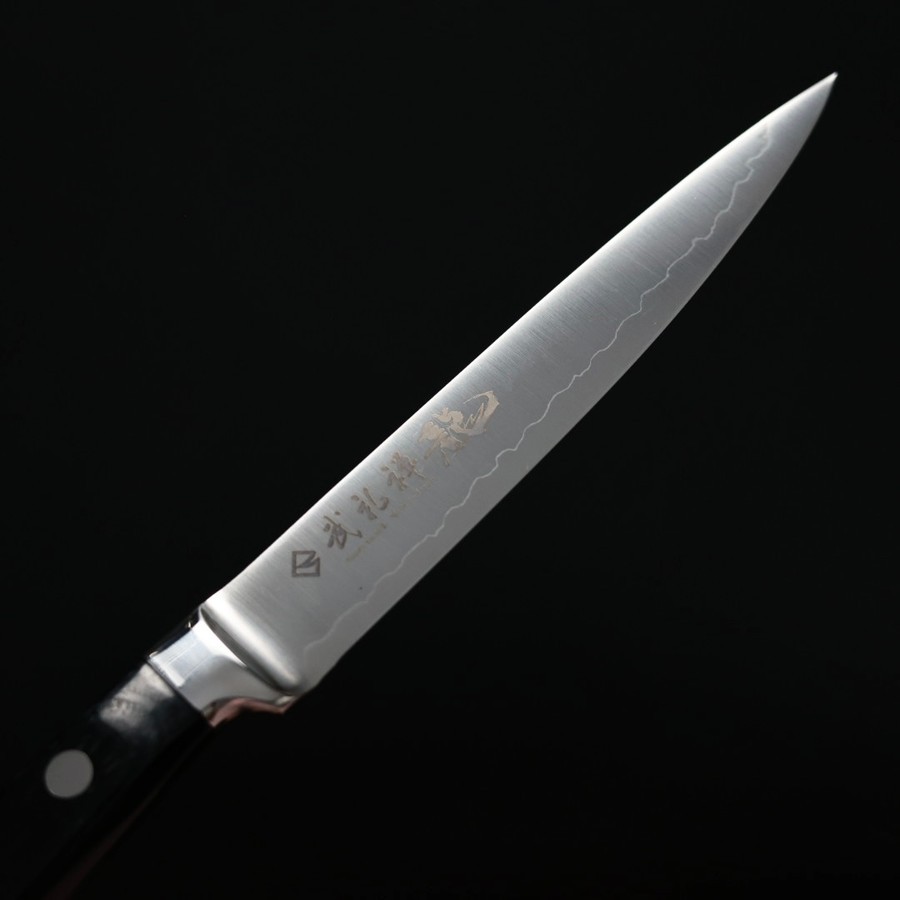 龍泉刃物 武禮禪龍 Fluting 110mm SG2/本鍛造