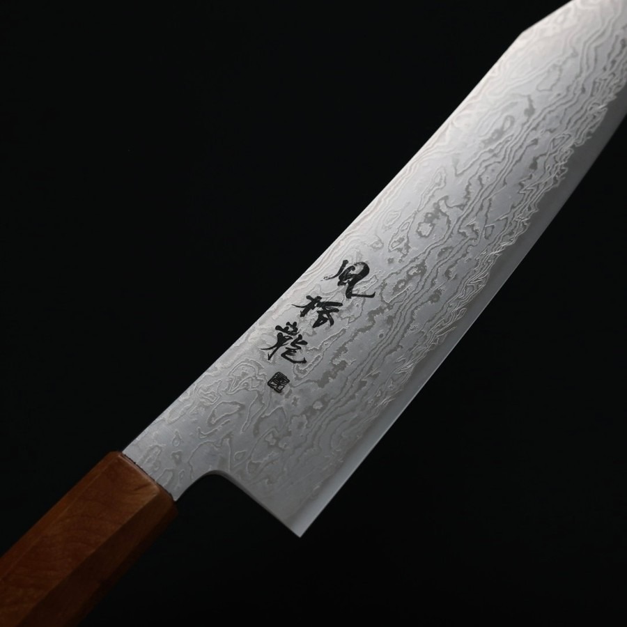 ryusen-g210-fu-5 龍泉刃物 風格龍 牛刀 210mm ATS314鋼 63層大馬士革