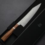 ryusen-g210-fuk-2 龍泉刃物 風格龍 改 牛刀 210mm ATS314鋼 63層大馬士革