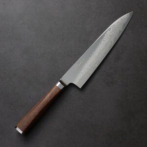 ryusen-g210-pv-1 龍泉刃物 PREVER 牛刀 210mm<br>VG10 67層鎳染大馬士革