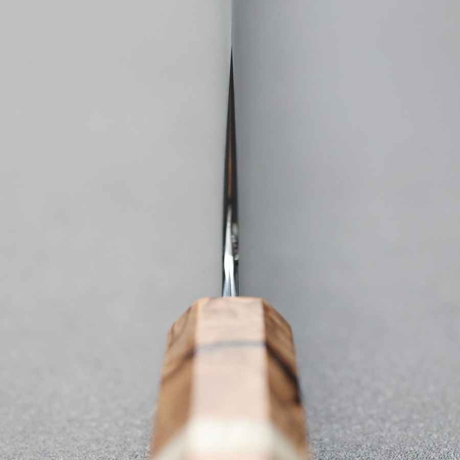 ryusen-g240-fuk-4-1 龍泉刃物 風格龍 改 牛刀<br>240mm ATS314鋼 63層大馬士革