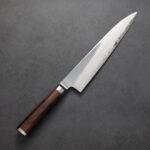 ryusen-g240-pv 龍泉刃物 PREVER 牛刀 240mm VG10 67層鎳染大馬士革
