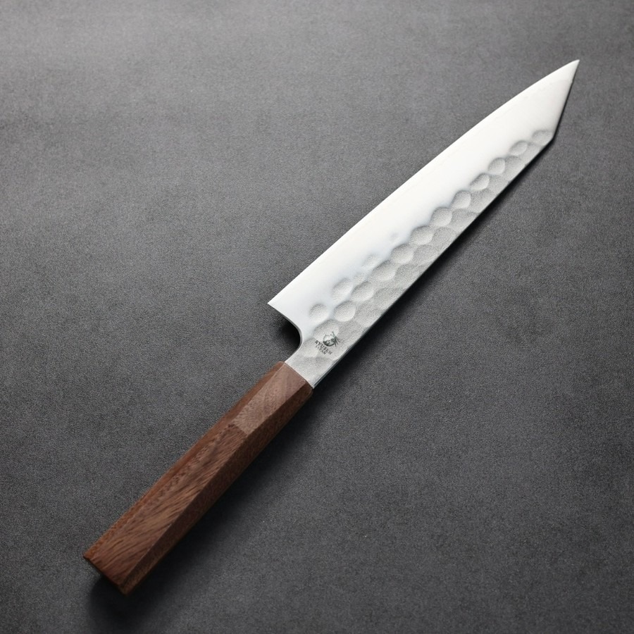ryusen-gyuto-210-bzw-3 龍泉刃物 武禮禪龍 和 牛刀 210mm SG2/本鍛造