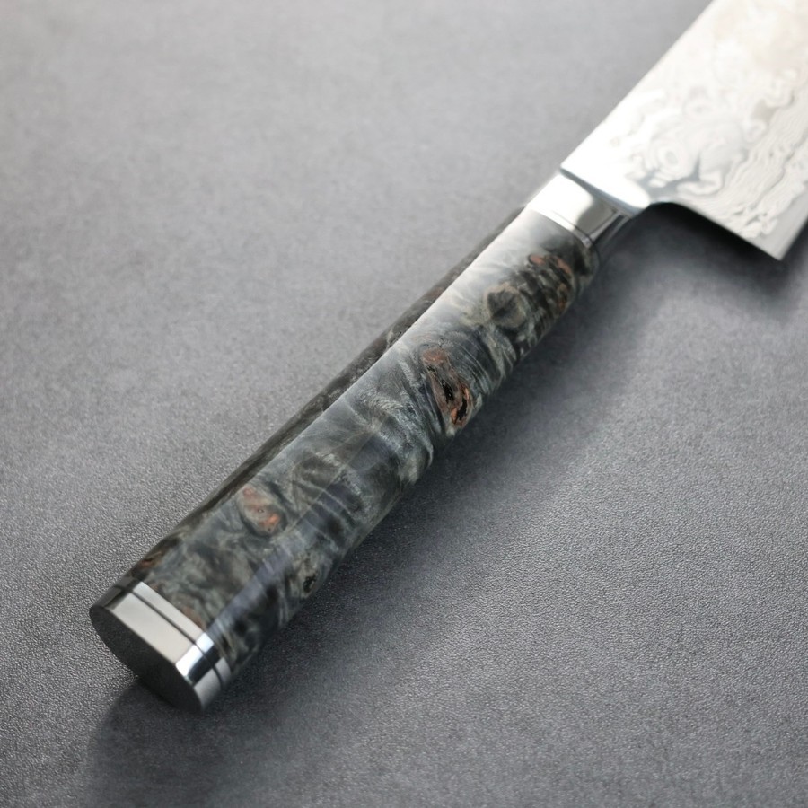 龍泉刃物 煌黑龍MT 牛刀 210mm <br>SG2 99層鎳染大馬士革