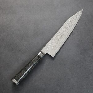 ryusen-gyuto-210-ok-mt 龍泉刃物 煌黑龍MT 牛刀 210mm <br>SG2 99層鎳染大馬士革