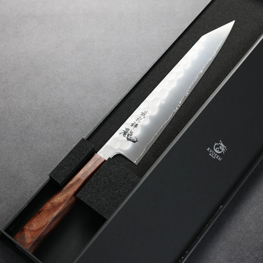ryusen-gyuto-240-bzw-2 龍泉刃物 武禮禪龍 和 <br>牛刀 240mmSG2/本鍛造