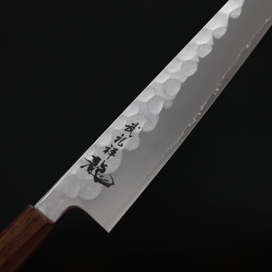 ryusen-gyuto-240-bzw-6 龍泉刃物 武禮禪龍 和 <br>牛刀 240mmSG2/本鍛造