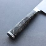 ryusen-gyuto-240-ok-4-1 龍泉刃物 煌黑龍 牛刀 240mm SG2粉末HSS鋼 99層鎳染大馬士革