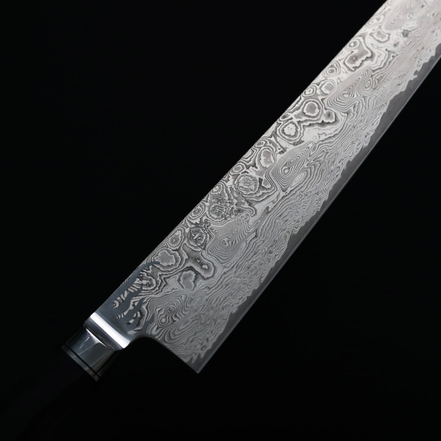 龍泉刃物 煌黑龍MT 牛刀 240mm SG2 99層鎳染大馬士革