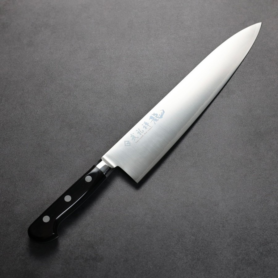 ryusen-gyuto-300-bz 龍泉刃物 武禮禪龍 牛刀 300mm SG2/本鍛造