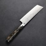 ryusen-nakiri-155-ok-3 龍泉刃物 煌黑龍 菜切 155mm SG2 99層鎳染 大馬士革