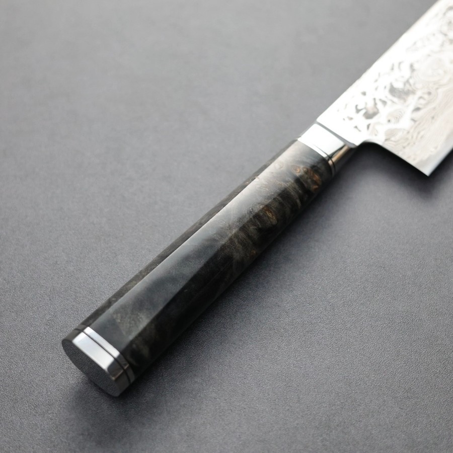 龍泉刃物 煌黑龍MT 菜切 <br>155mm SG2 99層鎳染大馬士革