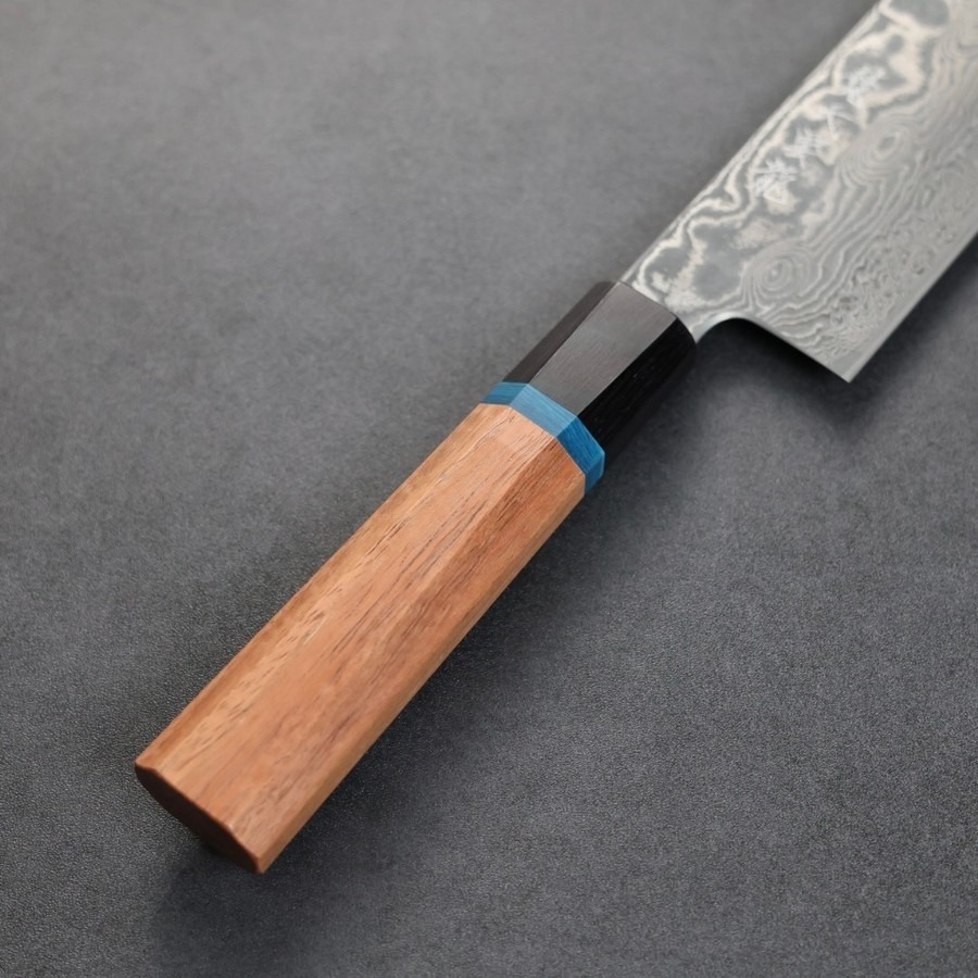 ryusen-nakiri-buk-4 龍泉刃物 梵天雲龍 改 菜切 165mm VG10 63層鎳染大馬士革/本鍛造