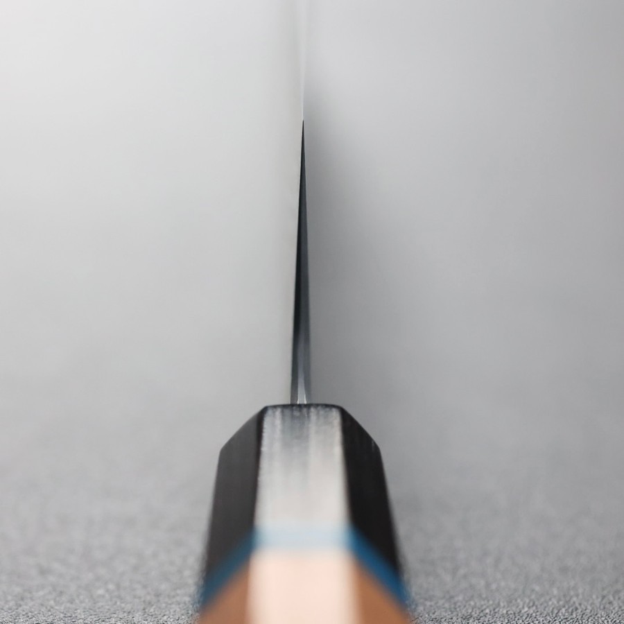 ryusen-nakiri-buk-5 龍泉刃物 梵天雲龍 改 菜切 165mm VG10 63層鎳染大馬士革/本鍛造