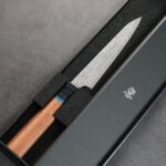 龍泉刃物 梵天雲龍 改 蔬果刀 <br>135mm VG10 63層鎳染大馬士革本鍛造