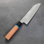 ryusen-santoku-buk 龍泉刃物 梵天雲龍 改 三德 175mm VG10 63層鎳染大馬士革/本鍛造