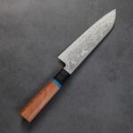 ryusen-santoku-buk-3 龍泉刃物 梵天雲龍 改 三德 175mm VG10 63層鎳染大馬士革/本鍛造