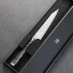 ryusen-santoku-okr-mt-2-1 龍泉刃物 煌黑龍MT 蔬果刀 135mm<br>SG2 99層鎳染大馬士革