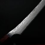 ryusen-shji-260-gu-5 龍泉刃物 紅蓮緋龍 筋引 260mm <br> SG Strix 63層鎳染大馬士革