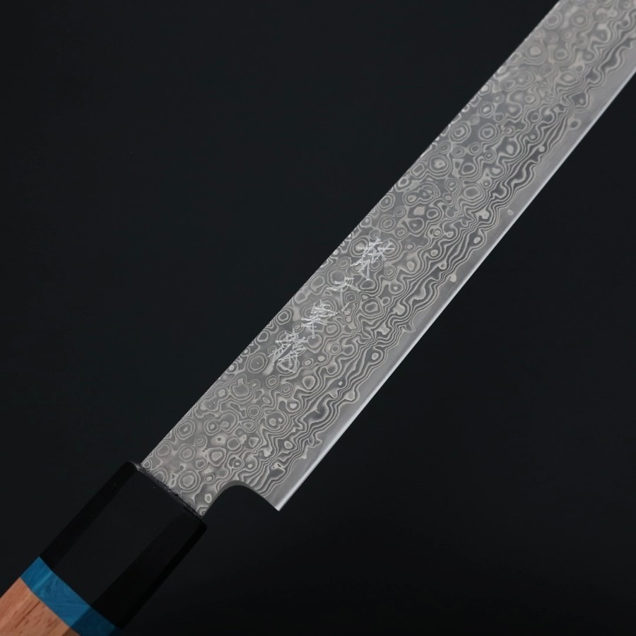 龍泉刃物 梵天雲龍 改 筋引 240mm VG10 63層鎳染大馬士革/本鍛造