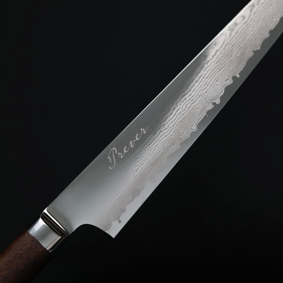 ryusen-sujihiki-240-pv-6 龍泉刃物 PREVER 筋引 240mm VG10 67層鎳染大馬士革