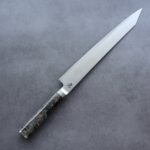 ryusen-sujihiki-260-ok-4-1 龍泉刃物 煌黑龍 筋引 260mm SG2粉末HSS鋼 99層鎳染 大馬士革