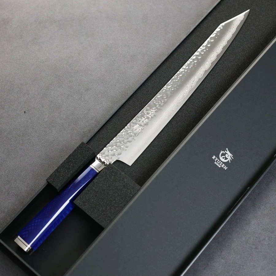 ryusen-sujihiki-260-sr-2 龍泉刃物 蒼龍鱗 筋引 260mm VG10W