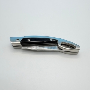 sa-1030bd SALADINI 頂級手工SALADINI Lo Scarperiese傳統摺疊刀大馬氏革鋼 水牛角/白牛角手柄 結合「大馬士革鋼」與「牛角」
