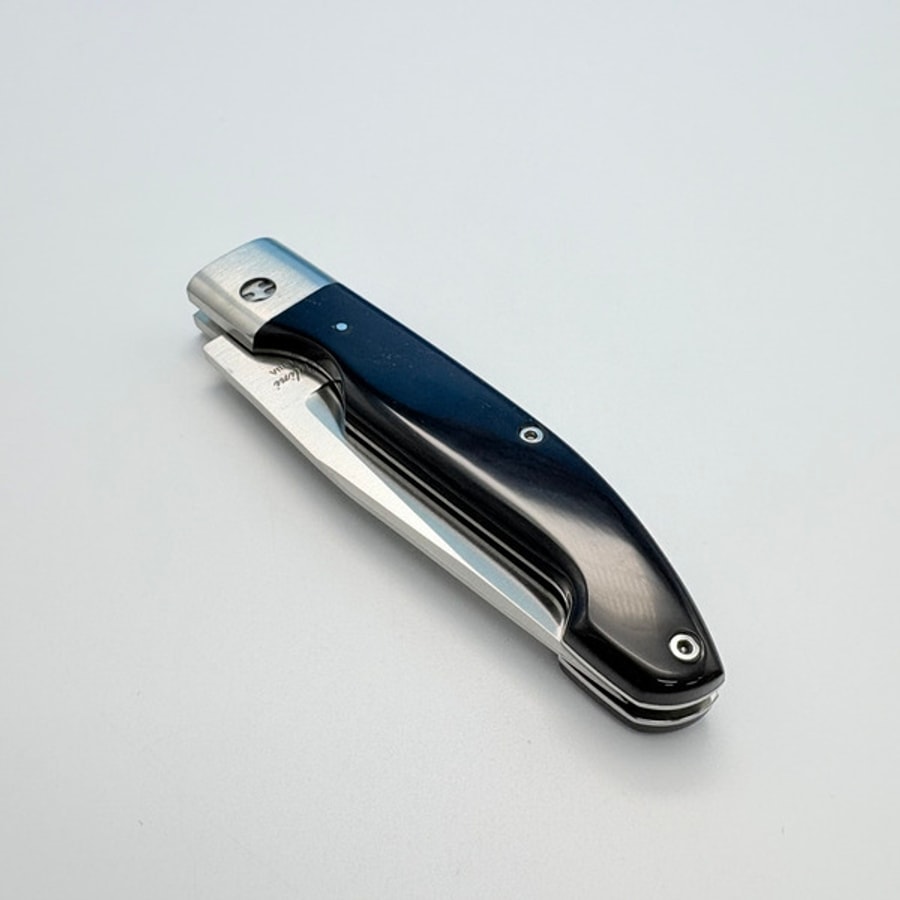 sa-1033sbscso-4 SALADINI 頂級手工SALADINI Zuava Next 現代版有鉚釘設計折疊刀 水牛角/白牛角/橄欖木 折疊刀 露營刀