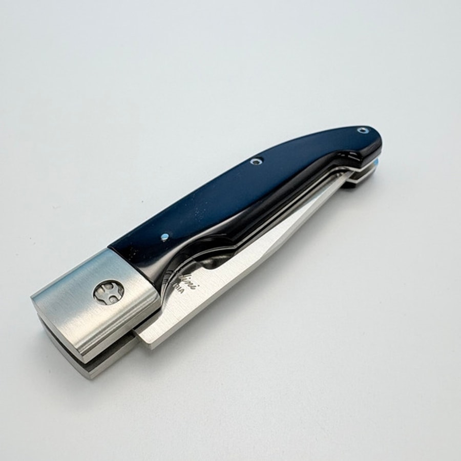 sa-1033sbscso-5 SALADINI 頂級手工SALADINI Zuava Next 現代版有鉚釘設計折疊刀 水牛角/白牛角/橄欖木 折疊刀 露營刀